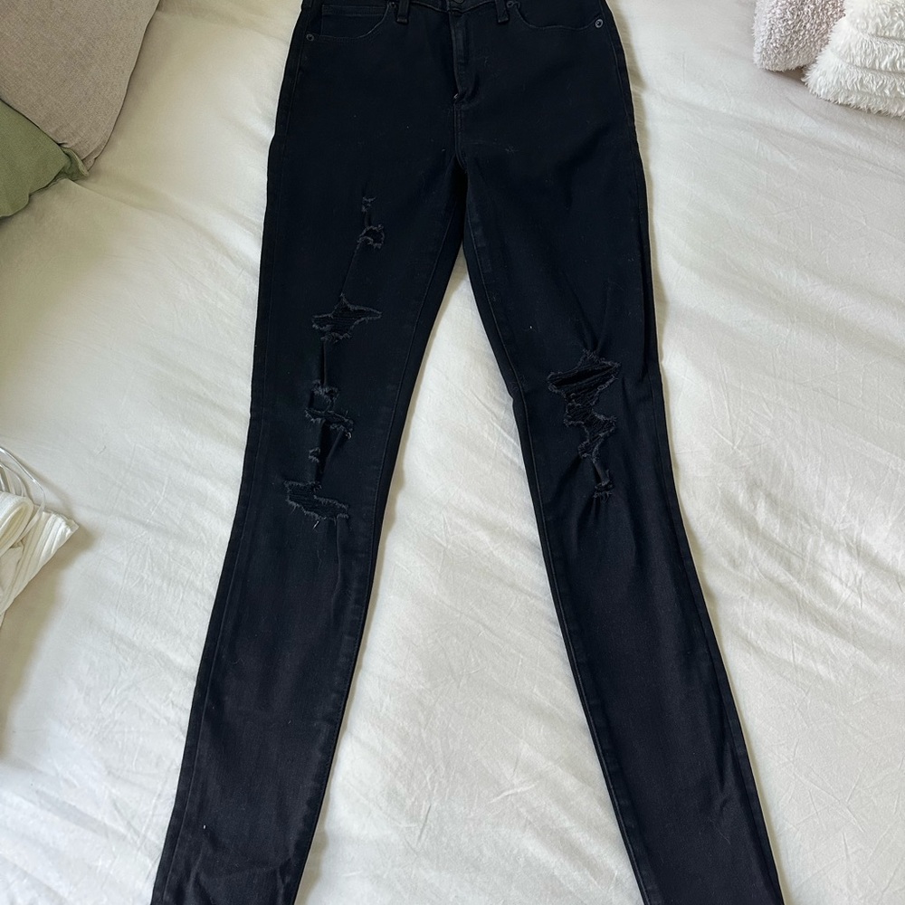 Abercrombie & Fitch Women's Black Skinny Jeans